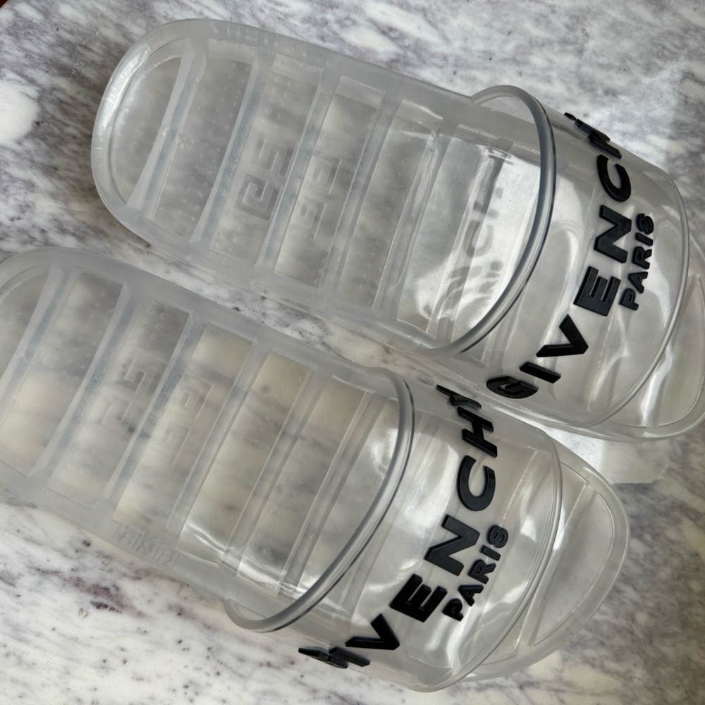 Givenchy Clear Slides Sandals